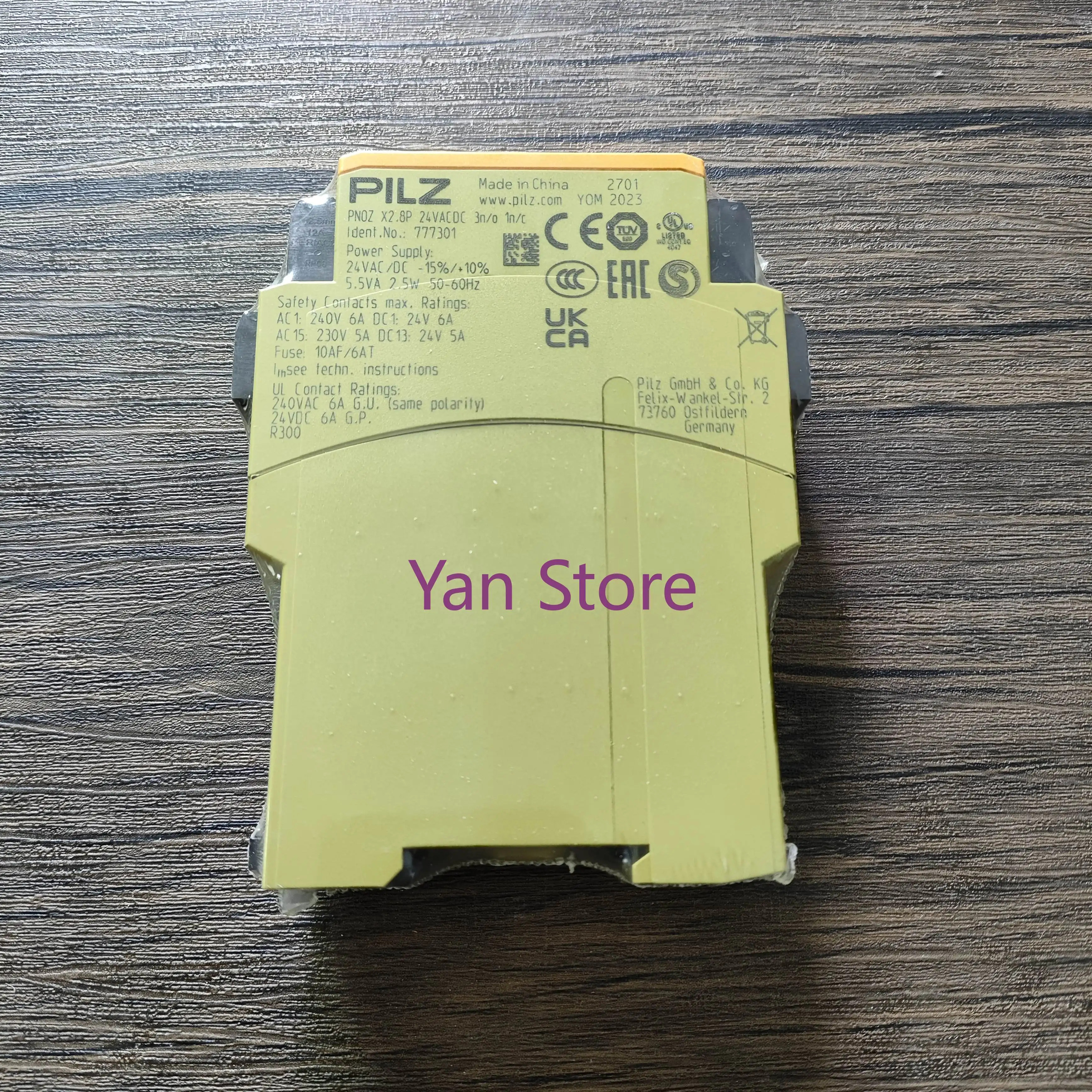 원본 777301 안전 릴레이 pnoz x2.8p24vac.