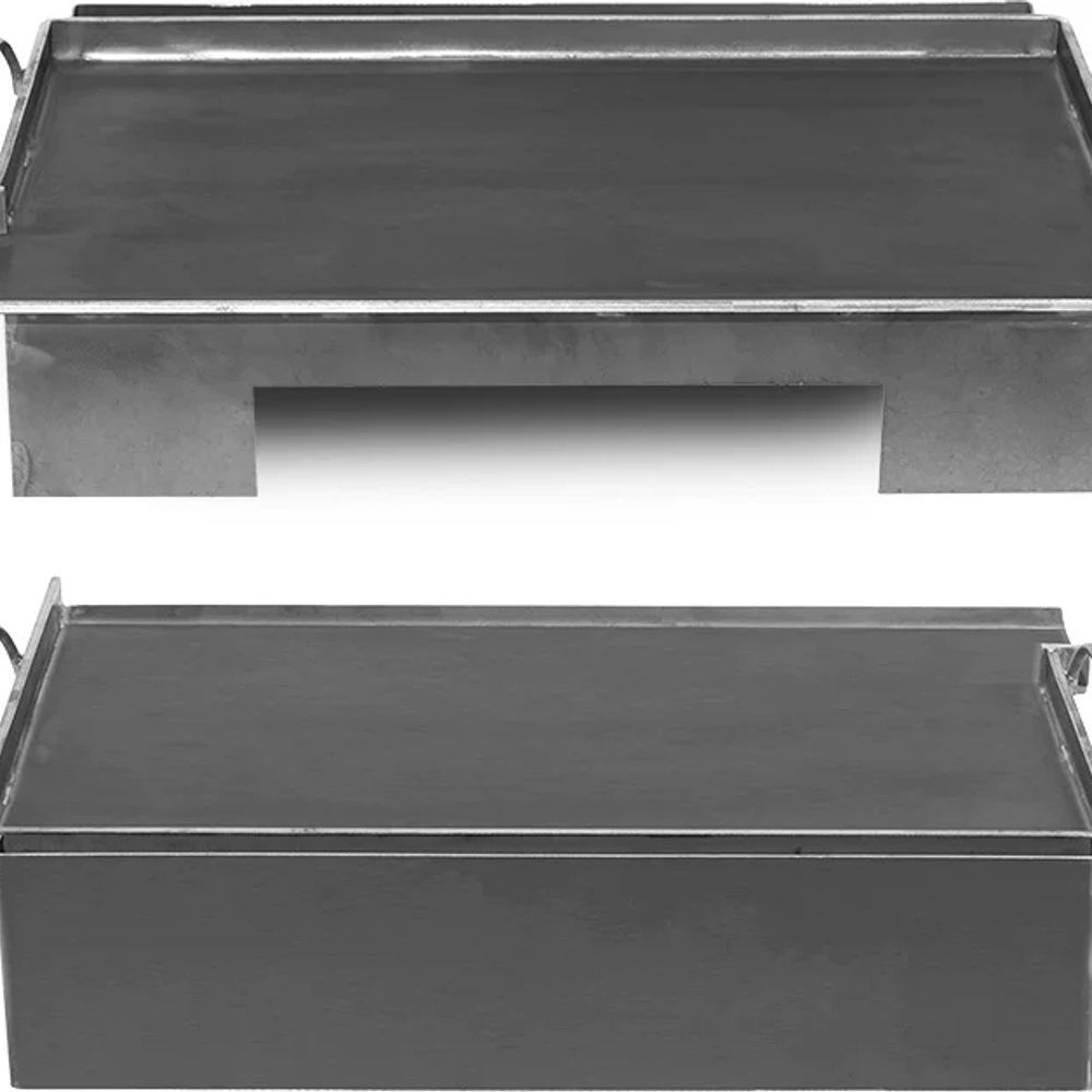 대형 그릴 닭갈비 철판구이 무쇠 사각 불판 고기구이 업 후면 배기50x40X0.6CM 두께 - 상세 이미지 2
