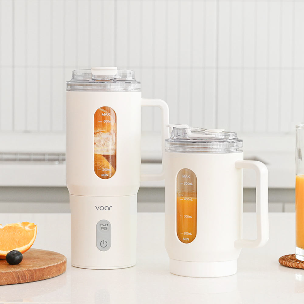보아르 이지업 텀블렌더 500ml 대용량 휴대용 믹서기 텀블러 무선 과일 소형 블렌더