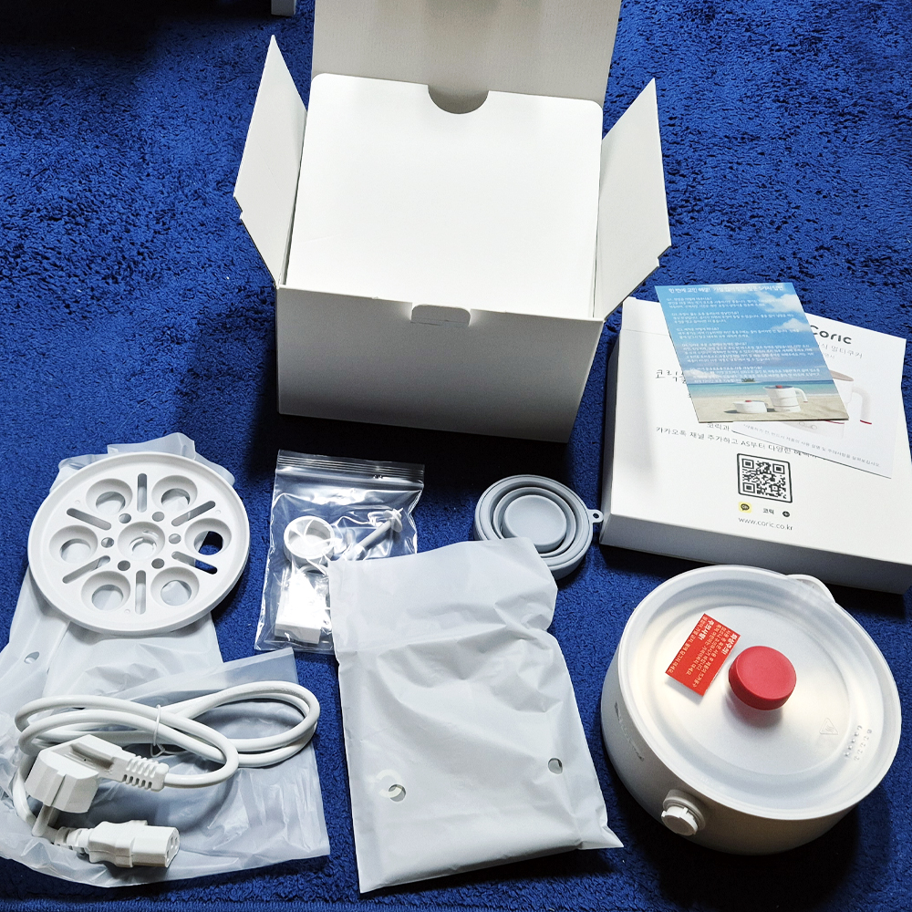 접이식 멀티 쿠커 전기 포트 스마트 여행용 휴대용 차박 미니 전기냄비