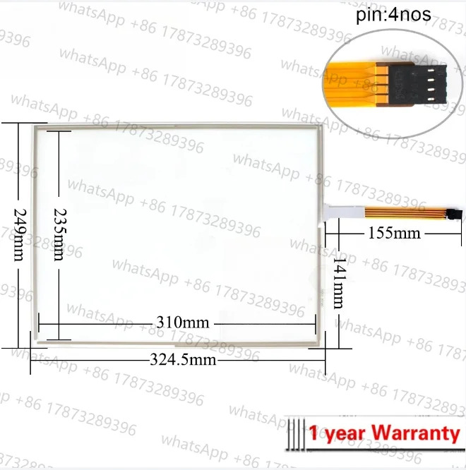 AMT9102 91-09102-00F AMT 9102 터치스크린 패널터치스크린 유리 패널 디지타이저