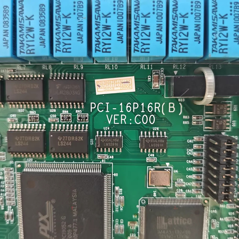 E-V-O-C PCI-16P16R 16 채널 릴레이 출력 절연 입력 카드 B VER C00 데이터 수집