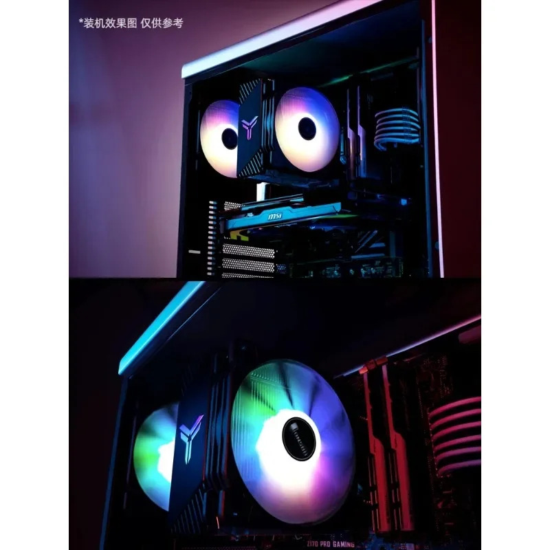 CR1000 CPU 쿨러 공랭식 RGB 데스크탑 컴퓨터 팬 CR1400