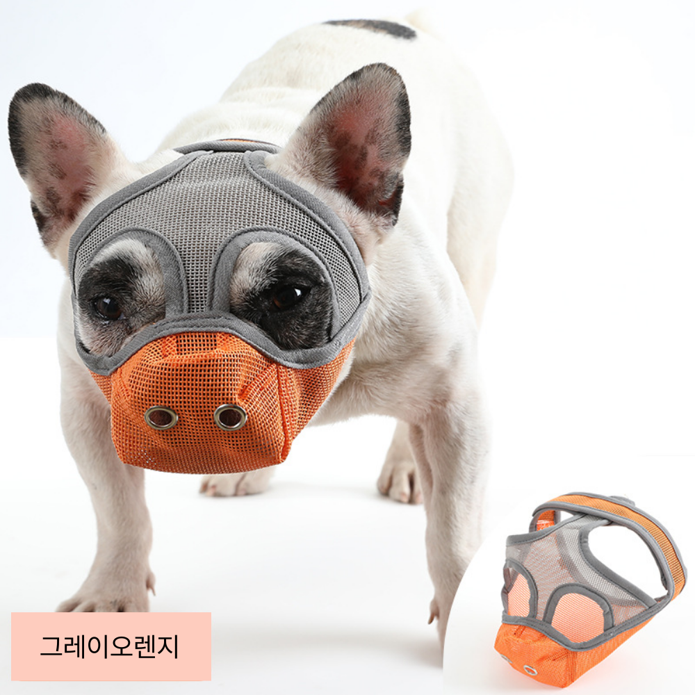 위드레오 단두종 입마개 프렌치 불독 시츄 퍼그 S - 상세 이미지 2