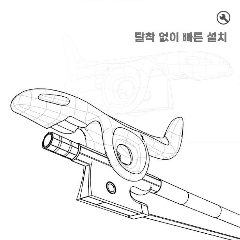 바이올린 활 그립 교정기 초보자 운궁 보조 홀더 악기 - 상세 이미지 3