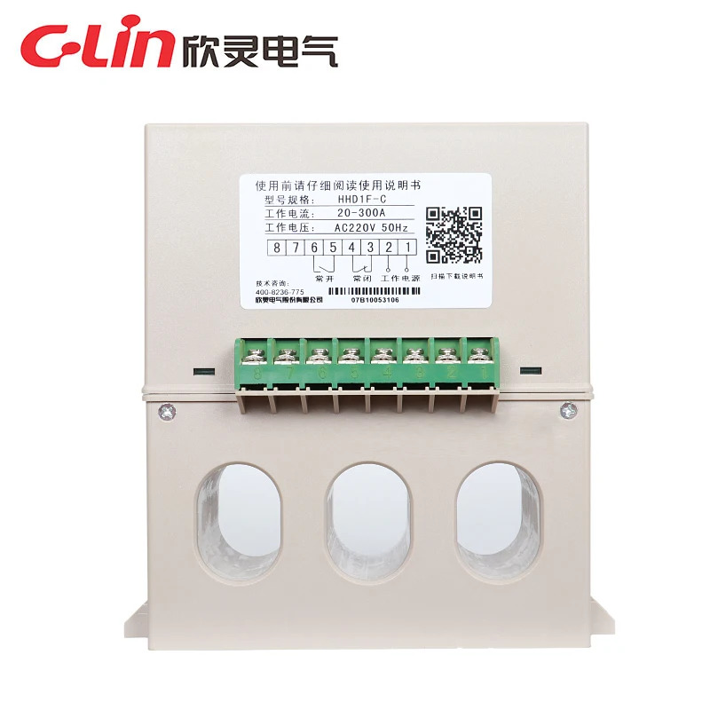 전기 모터 보호기 HHD1F-C 20-300A 과부하 단상 지능형 디지털 디스플레이 AC220V 380V