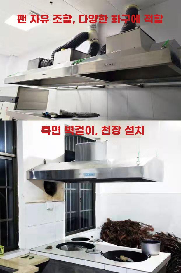 스테인리스 대형 배기 팬 가정 상업용 주방 강력 환풍기 - 상세 이미지 5