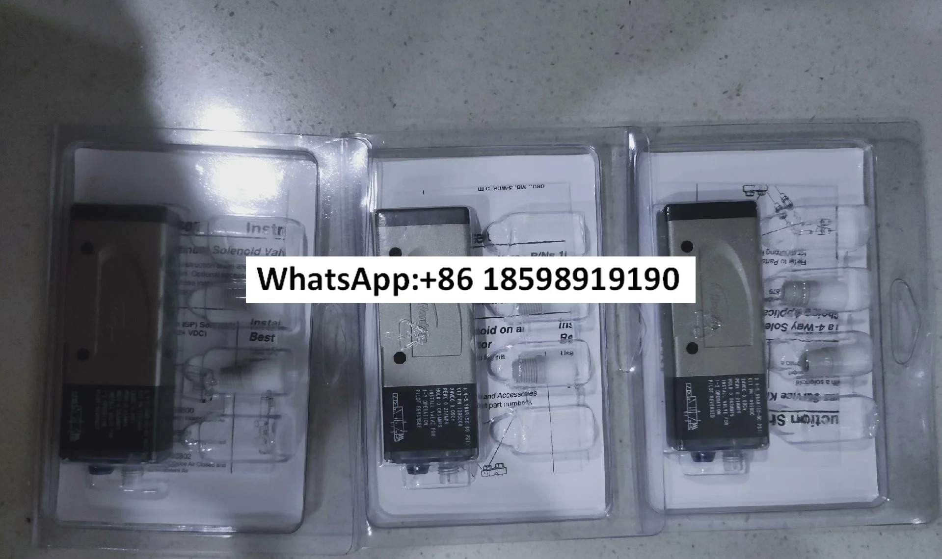 고주파 솔레노이드 밸브 1095800 1056119 1053894