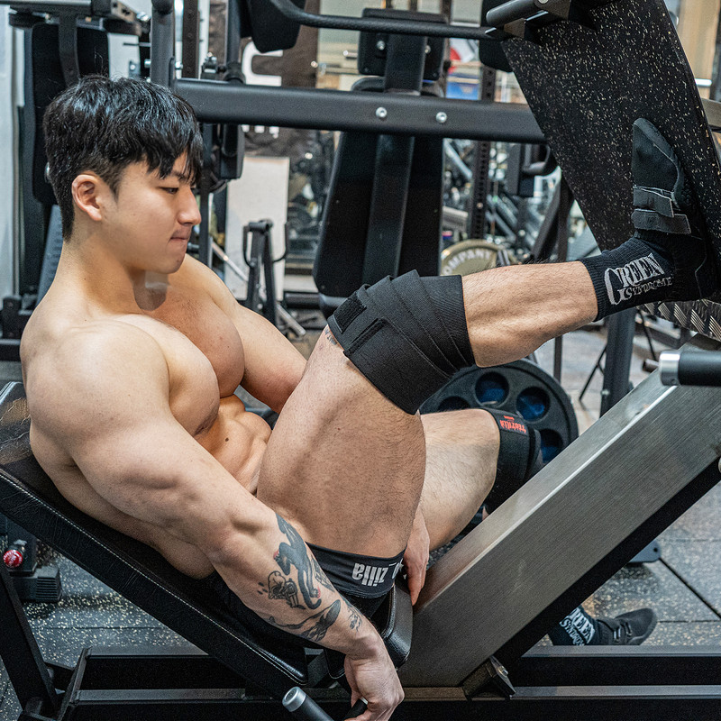 브렁크 터질라 헬스 무릎보호대 스쿼트 니랩 무릎테이핑 아대 밴드 - 상세 이미지 2