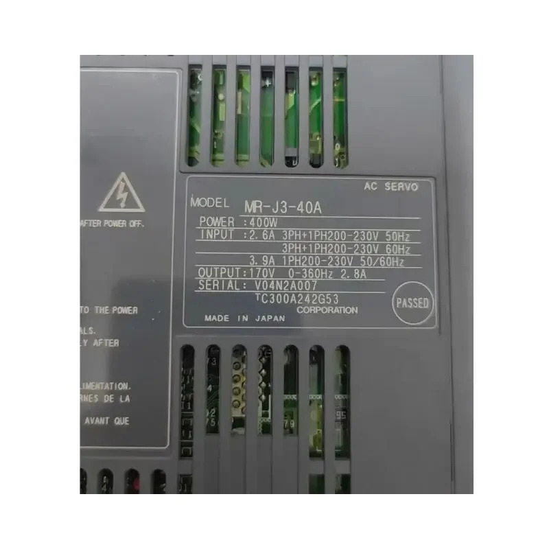 오리지널 MR-J3-40A 서보 드라이브 MR J3 40A