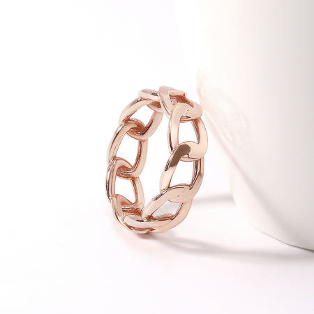 젬코쥬얼리 14k 18k 비쥬팝 에뜨레 체인 반지 41604