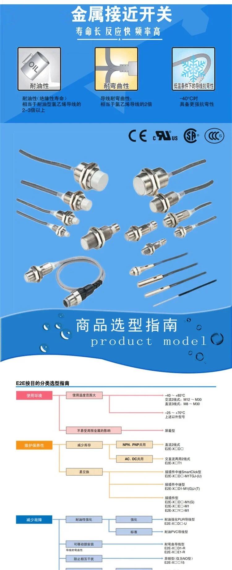스위치 E2E-X5ME1 X1R5E1 X2ME1 X3D1-N X10ME2-Z 3선 PNP