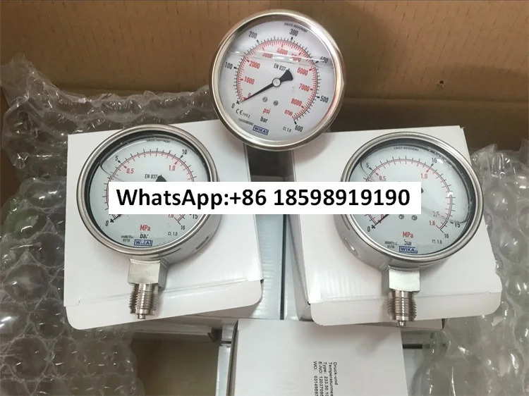 EN837 1 전체 스테인레스 스틸 지진 압력 게이지 233 50 100 232 063
