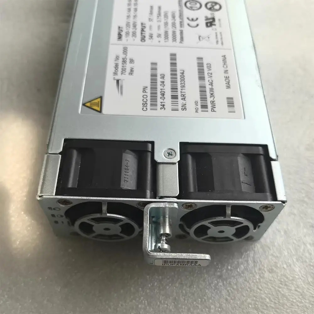 7001585 -J000 CISCO ASR 9000 A9K 시리즈 전원공급장치 PWR-3KW-AC-V2 V03 전원공급장치용