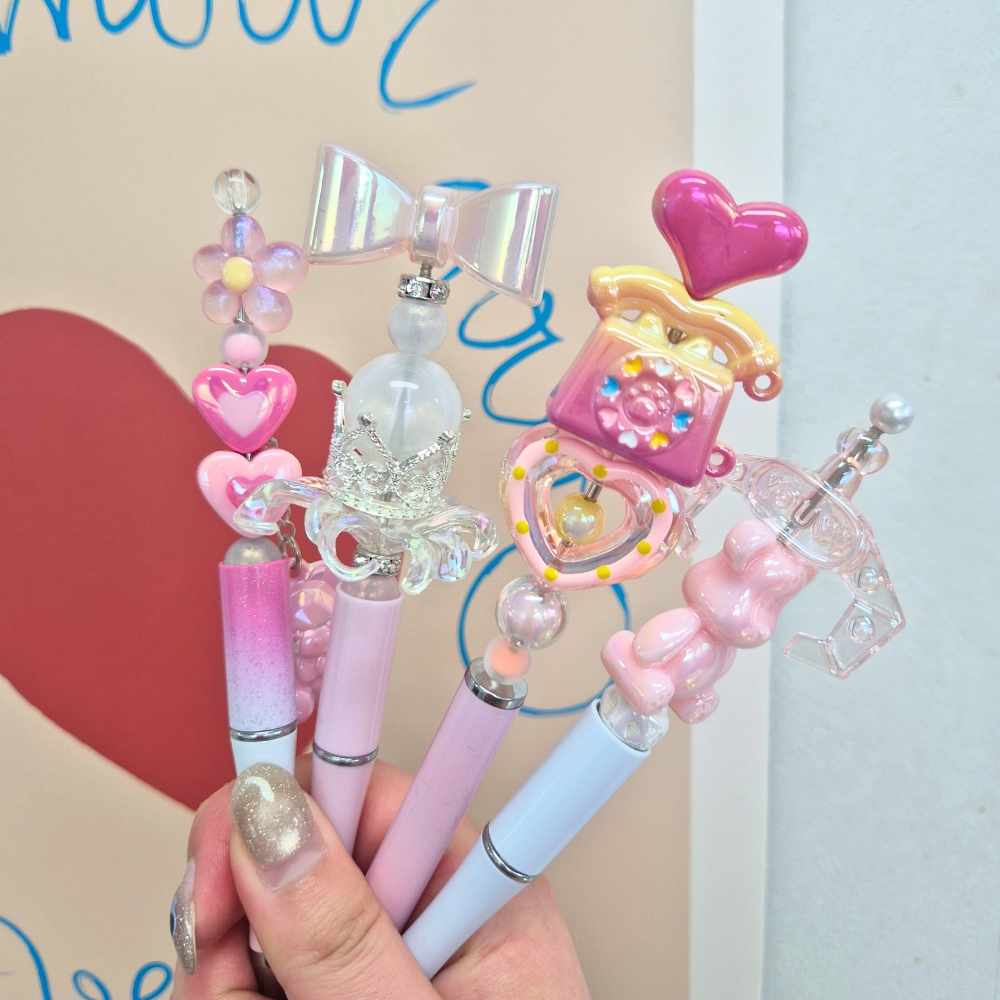볼펜 꾸미기 마법소녀 비즈볼펜 비즈볼펜 만들기 꾸미기 키트 추천 볼펜 활용법
