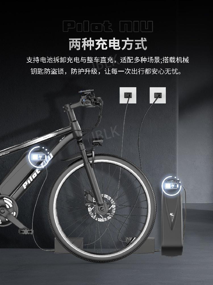 에코피크 MTB 전기자전거 크루즈 컨트롤 26인치 탈착식 리튬 배터리 등하교 배달용 출퇴근 - 상세 이미지 3