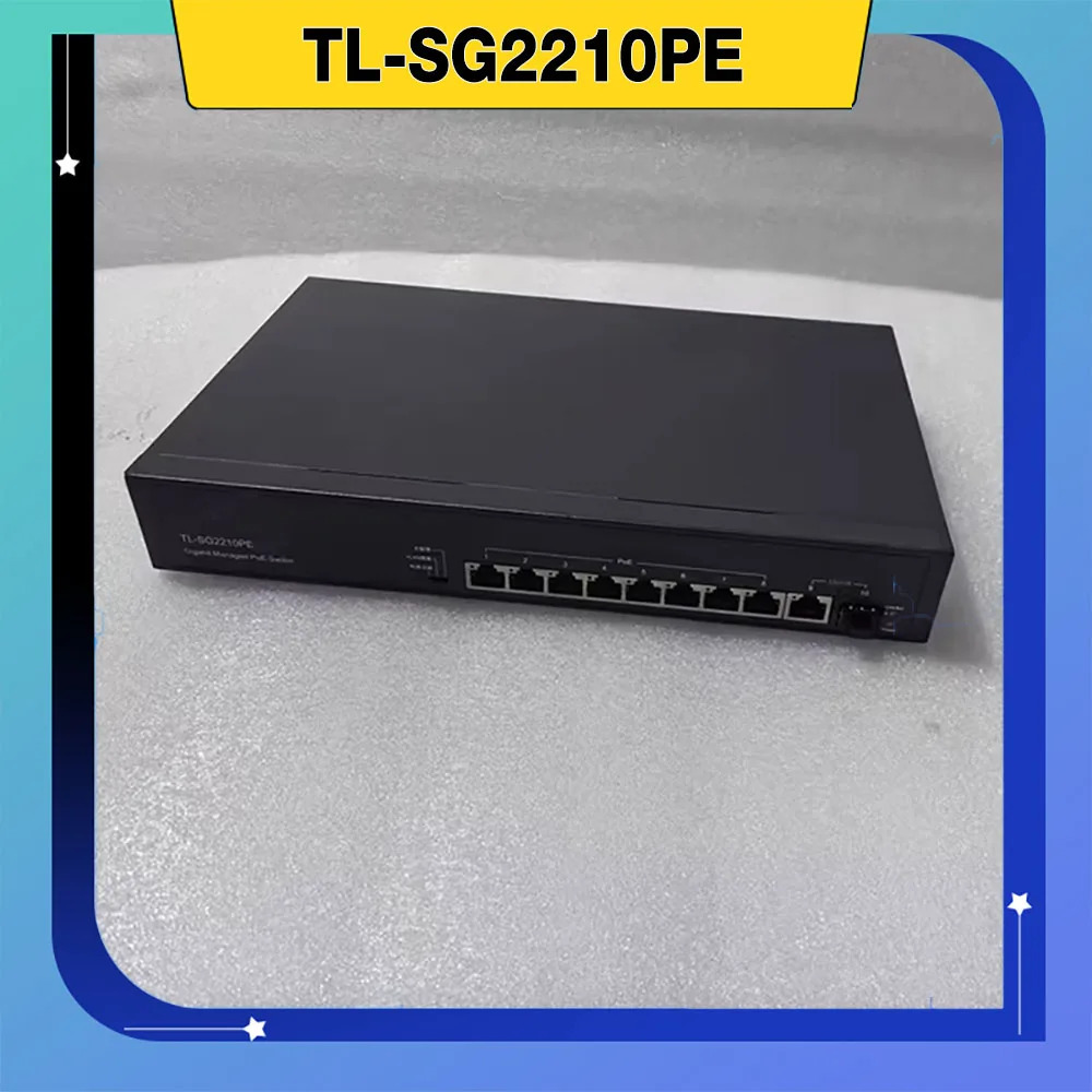 풀 기가비트 클라우드 PoE 네트워크 스위치 고출력 전원공급장치 TL-SG2210PE