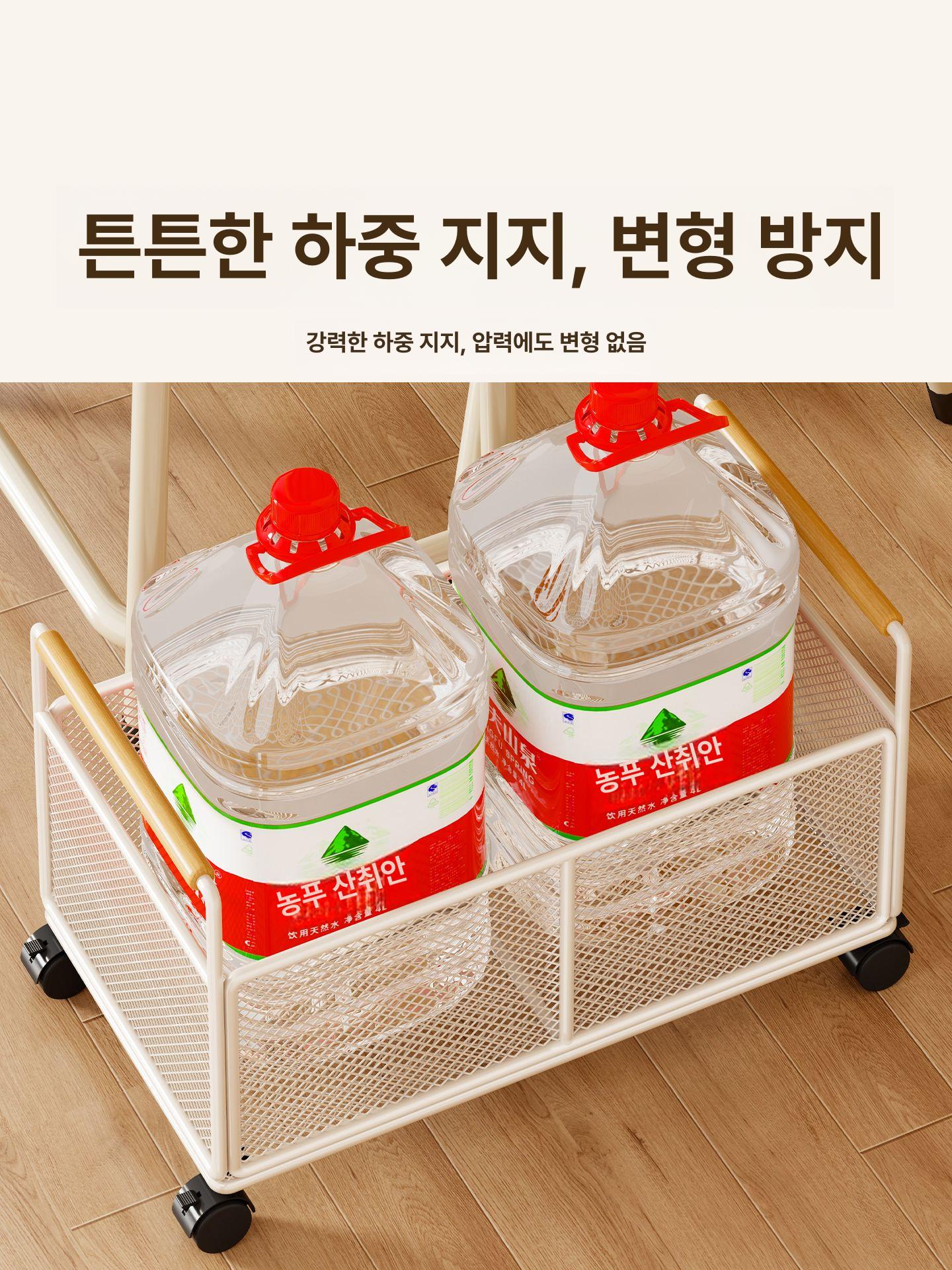 이동식 책가방 수납 옷 박스 바구니 정리함 가방정리 수납함박스 도서관 - 상세 이미지 3