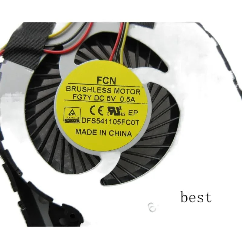 FCN 브러시리스 모터노트북 GPU 냉각팬 FG80 FG7Y DFS541105FC0T DC 5V 0.5A 6-31-P6502-201 3핀 신