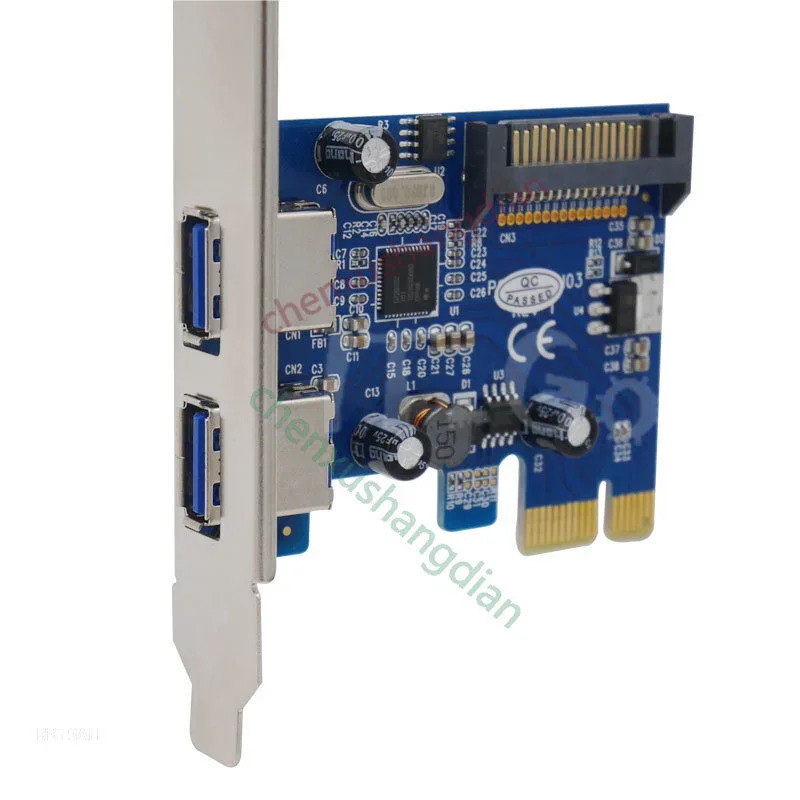PCI-E-usb3.0 확장 카드듀얼 포트 독립 usb2개