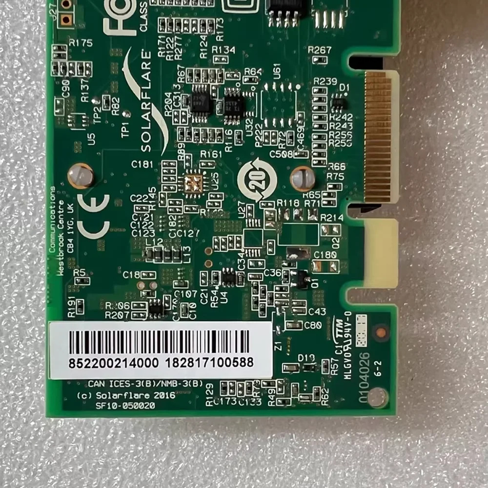 Solar-flare SFN8522 PLUS 10Gb 낮은 대기 시10G 듀얼 포트 네트워크 카드용