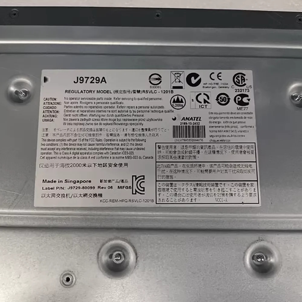 H-P J9729A 2920-48G 48포트 기가비트 이더넷 POE 전원 공급 4 SFP 네트워크 스위치용