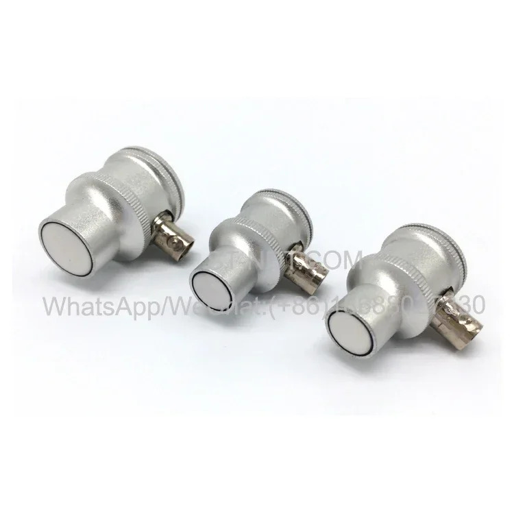 초음파 종방향 직선 프로브 주파수 0.5-10MHZ 칩 크기 6-28mm