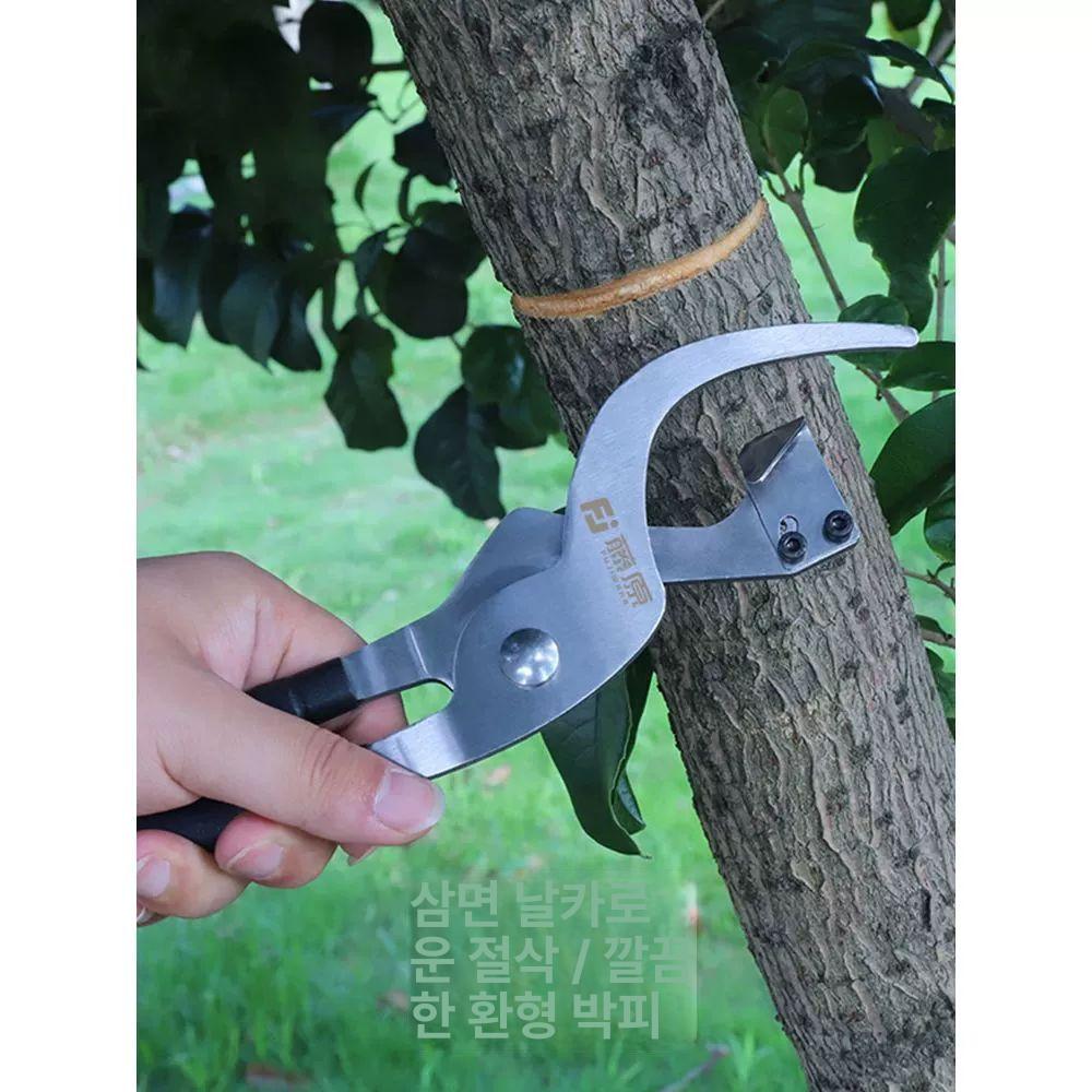 원예용 박피기 사과나무 껍질 도구 제거 휴대용 띠도구 양날 과일나무 스크래퍼 집게 절단기 - 상세 이미지 4