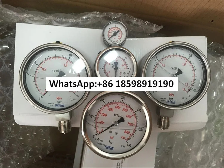 EN837 1 전체 스테인레스 스틸 지진 압력 게이지 233 50 100 232 063