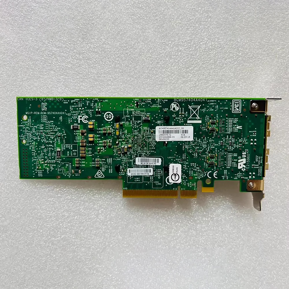BCM957414A4142CC 듀얼 포트 25G기가비트 서버 네트워크 BCM957414A