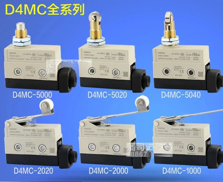 오리지널 마이크로 스위치 D4MC-5020 1000 3030 5000 5040-N