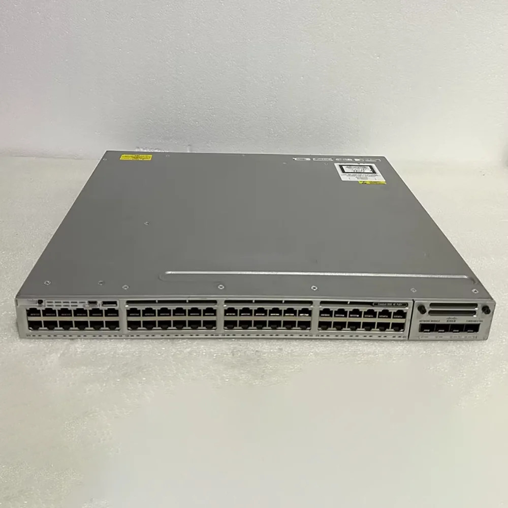 CISCO WS-C3850-48P-S 48 포트 기가비트 POE 전원공급장치 네트워크 스위치용