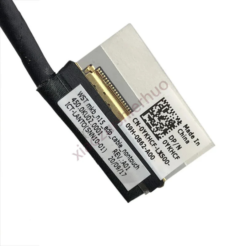 Dell 0ykhcf ykhcf cn-0ykhcf 450LCD LED LVDS 화면 비디오 케이블. 0ku02.1l 미국 SK