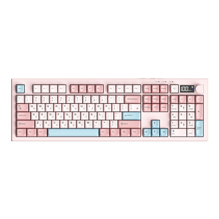 AULA S102PRO 유무선 독거미 한글 저소음 키보드 펀키스 국내정품 핑크, 멤브레인