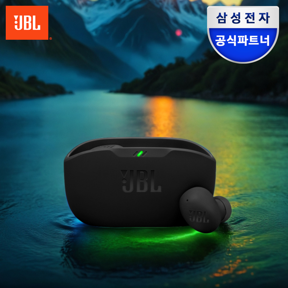 삼성전자 JBL WAVE BUDS2 노이즈캔슬링 블루투스 무선 이어폰 블랙 제품 이미지