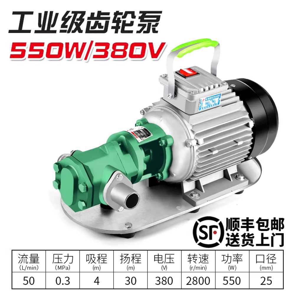 자동급유기 부식방지 가압 흡입 기어 고점도 디젤 산업용 370W 220V 370W-1100W 이미지 7