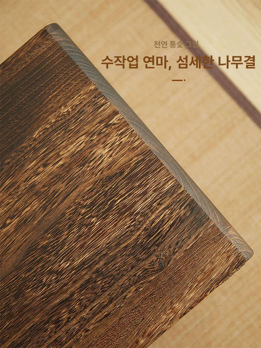 다다미 다과상 가정용 찻상 소형 좌탁 교자상 차 탁자 오픈 홀 미디엄 70 x 34.5 x 28cm 조립 필요 - 상세 이미지 5
