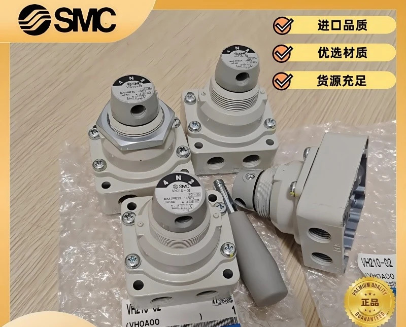 SMC 오리지널 수동 밸브 VH200 VH300 VH400 201 212-02-N02-F02-R 303-03.1PCS