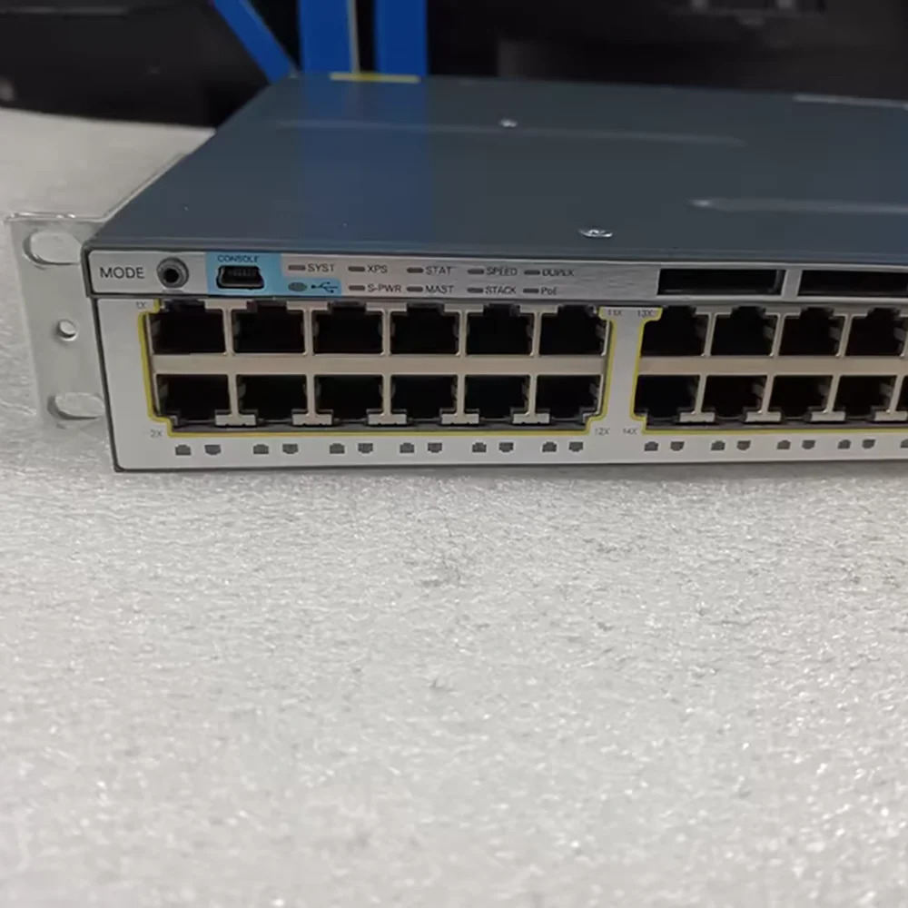 WS-C3750X-48P-L 48포트 기가비트 POE 스위치