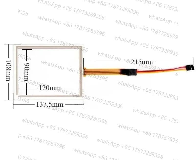 TR4-058F-09 DG 터치 스크린 유리 패널 디지타이저 TR4-058F-09DG TR4-058F-09N 터치스크린 패널용