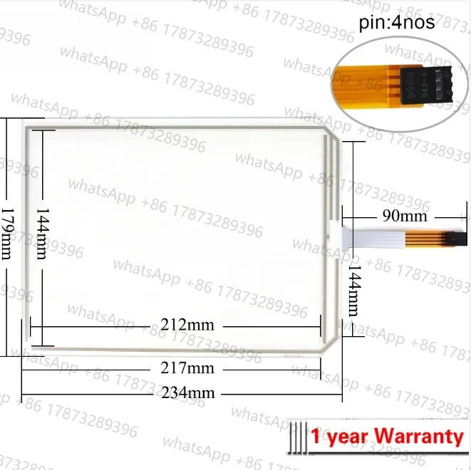 UniOP ETT-VGA-0045 터치스크린UniOP 터치스크린유리 패널 디지타이저