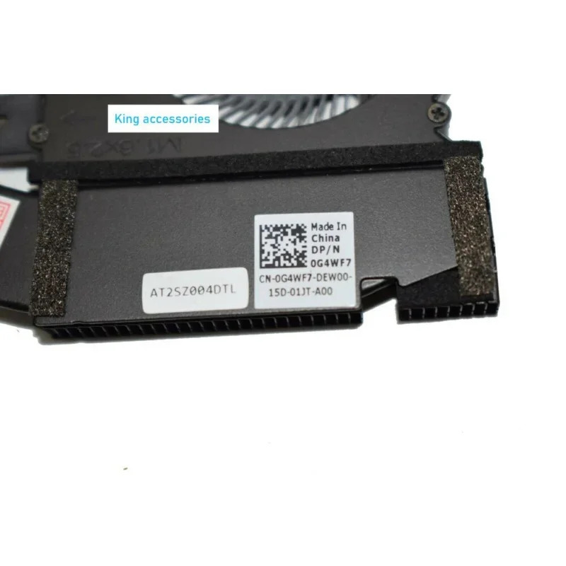 Dell XPS13 9300 0G4WF7 G4WF7새 CPU 냉각팬 방열판