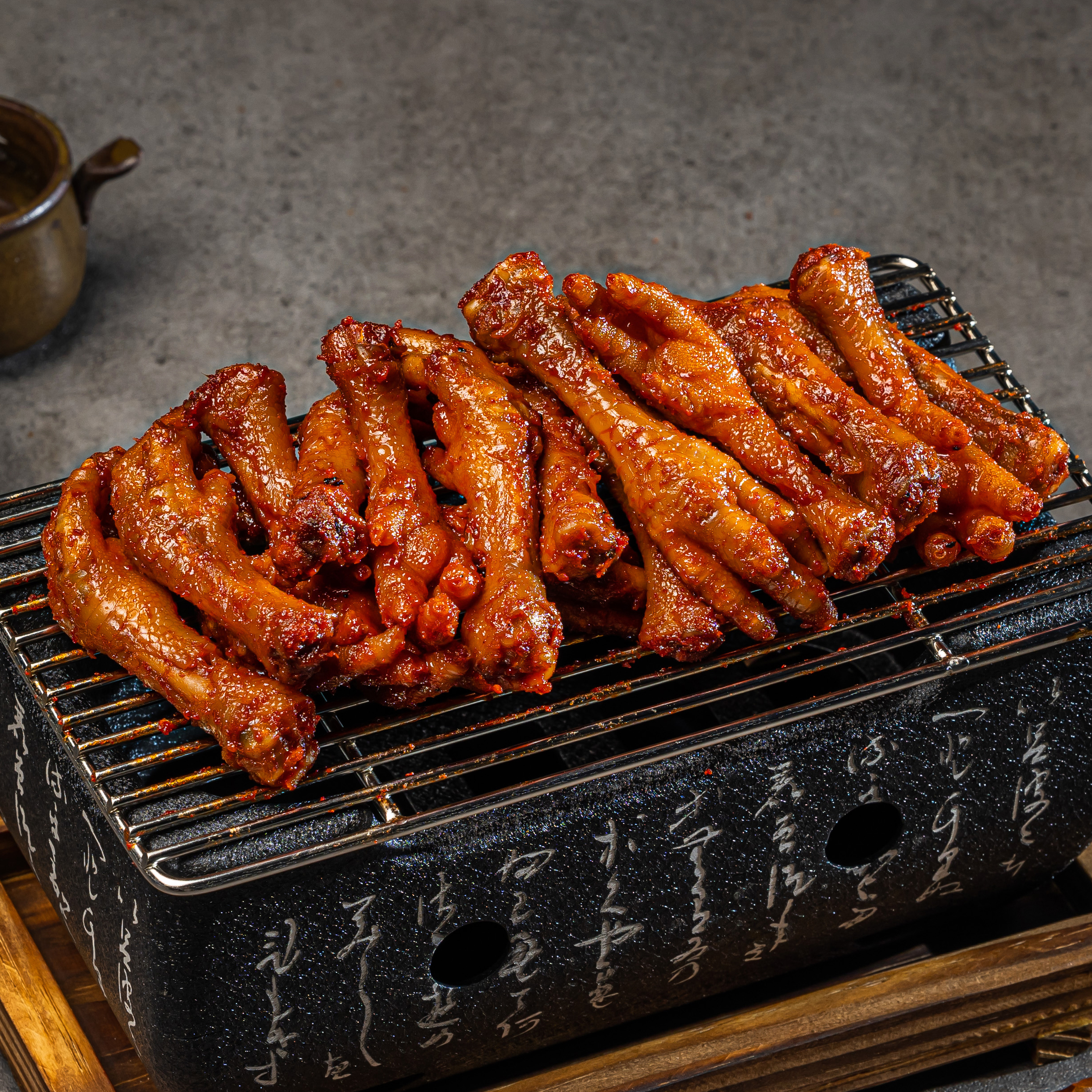 야식플렉스 직화 숯불 무뼈닭발 튤립닭발 캠핑음식 밀키트 250g - 상세 이미지 4