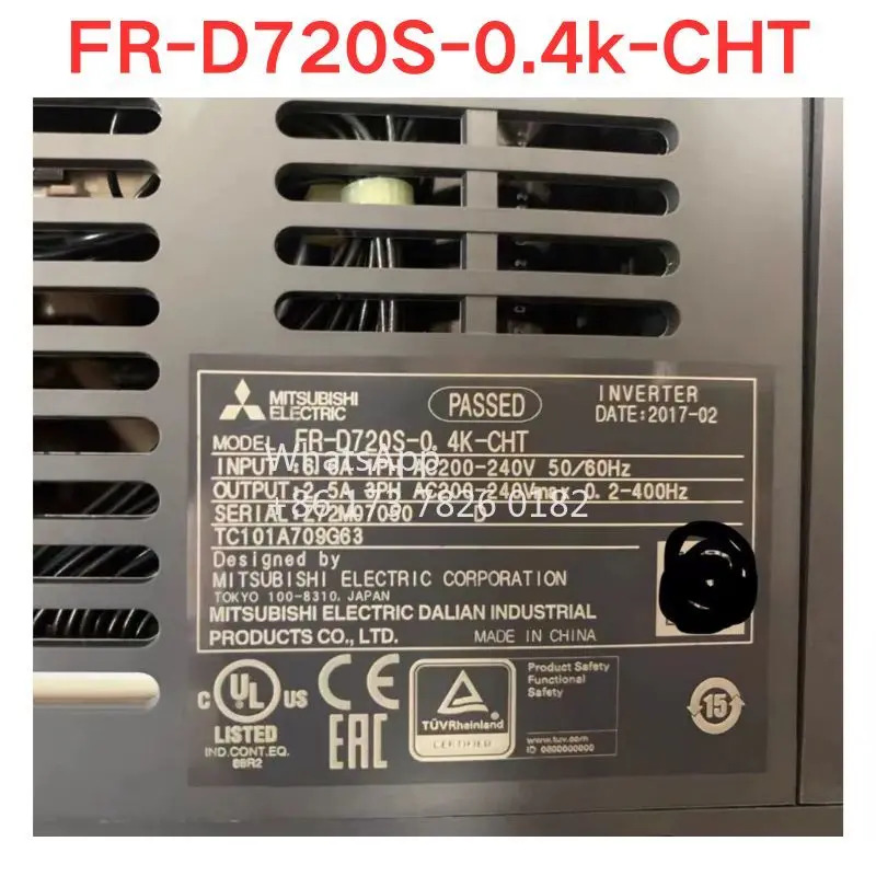 오리지널 FR-D720S-0.4K-CHT FR D720S 0.4K CHT 인버터