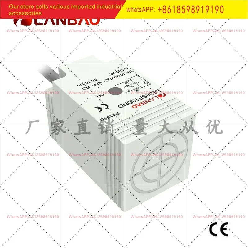 10mm 상시 개방형 DC 2선 스위치내장된 LE30SF10DLO 사각 인덕턴스 센서