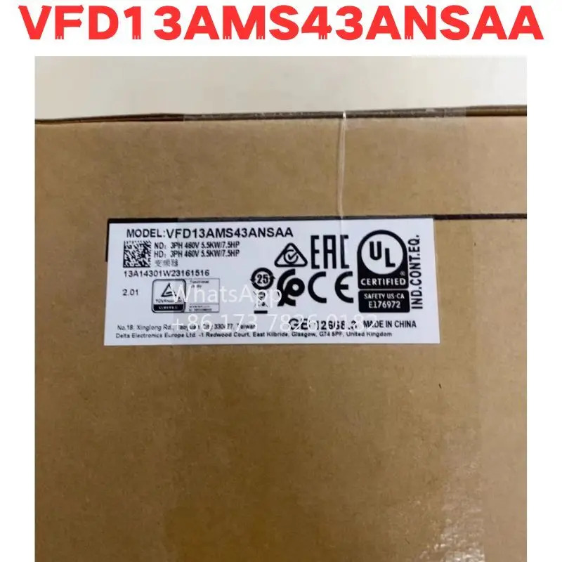 오리지널 VFD13AMS호환43ANSAA 인버터