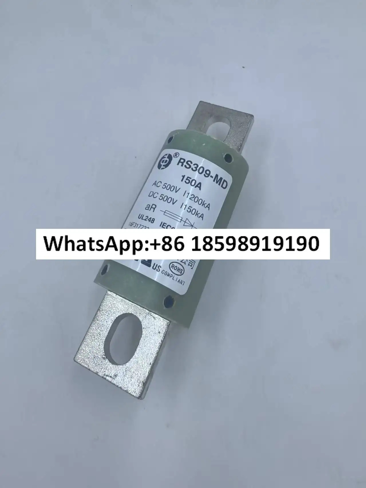 전기 퓨즈 RS309 MD 100 150A 고전압 녹색 튜브 DC 신에너지 500V