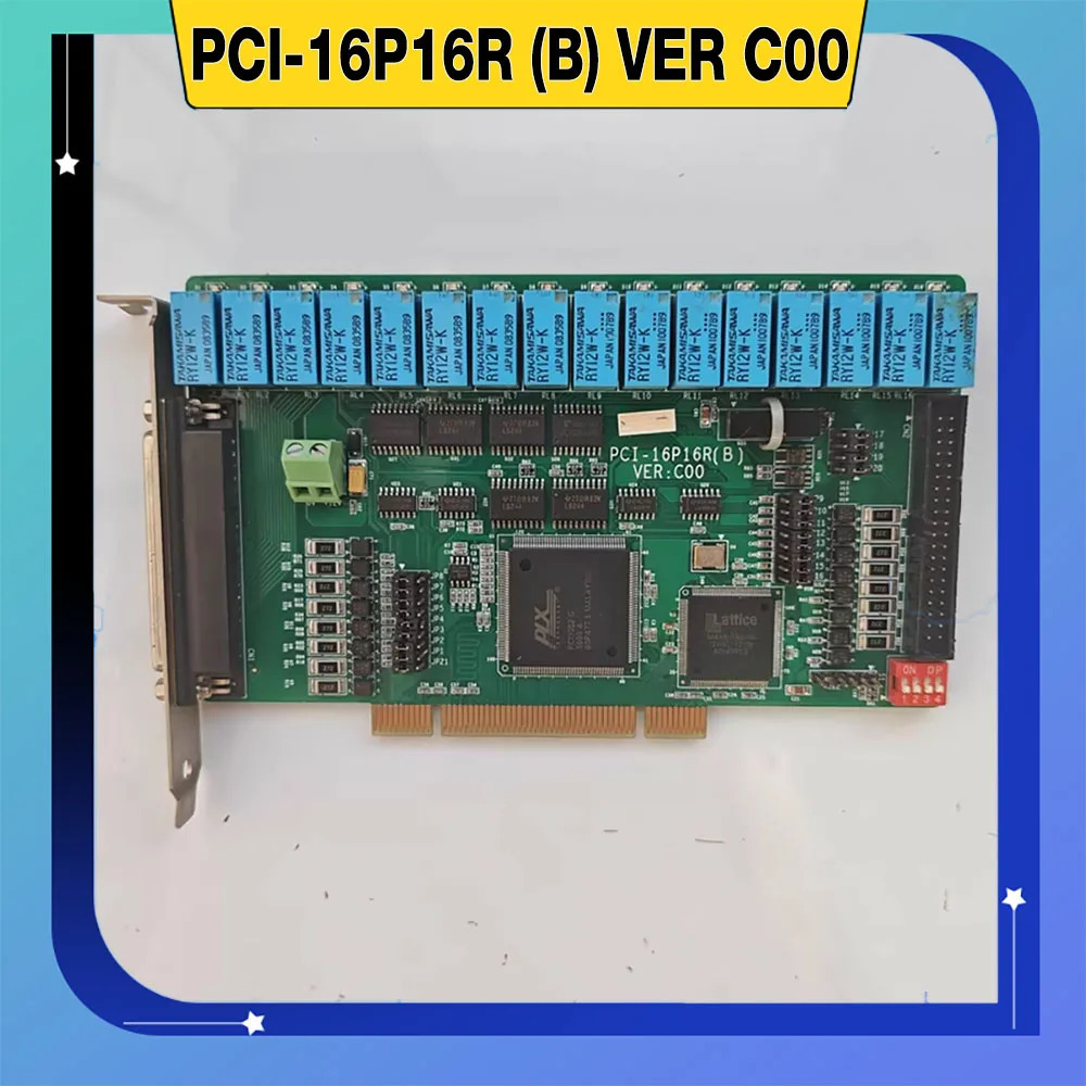 E-V-O-C PCI-16P16R 16 채널 릴레이 출력 절연 입력 카드 B VER C00 데이터 수집