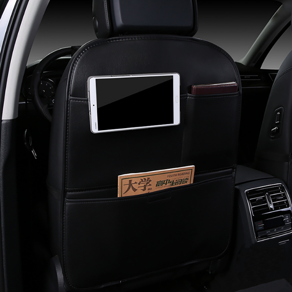 오토크루 자동차 킥매트 뒷좌석 카시트 보호매트 블랙