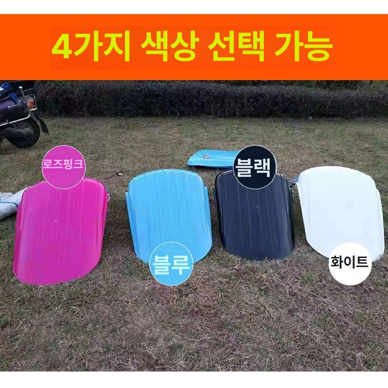 강력한 오토바이 윈드스크린 스쿠터 차양막 캐노피 방수 플라스틱 화이트 백미러포함 - 상세 이미지 5